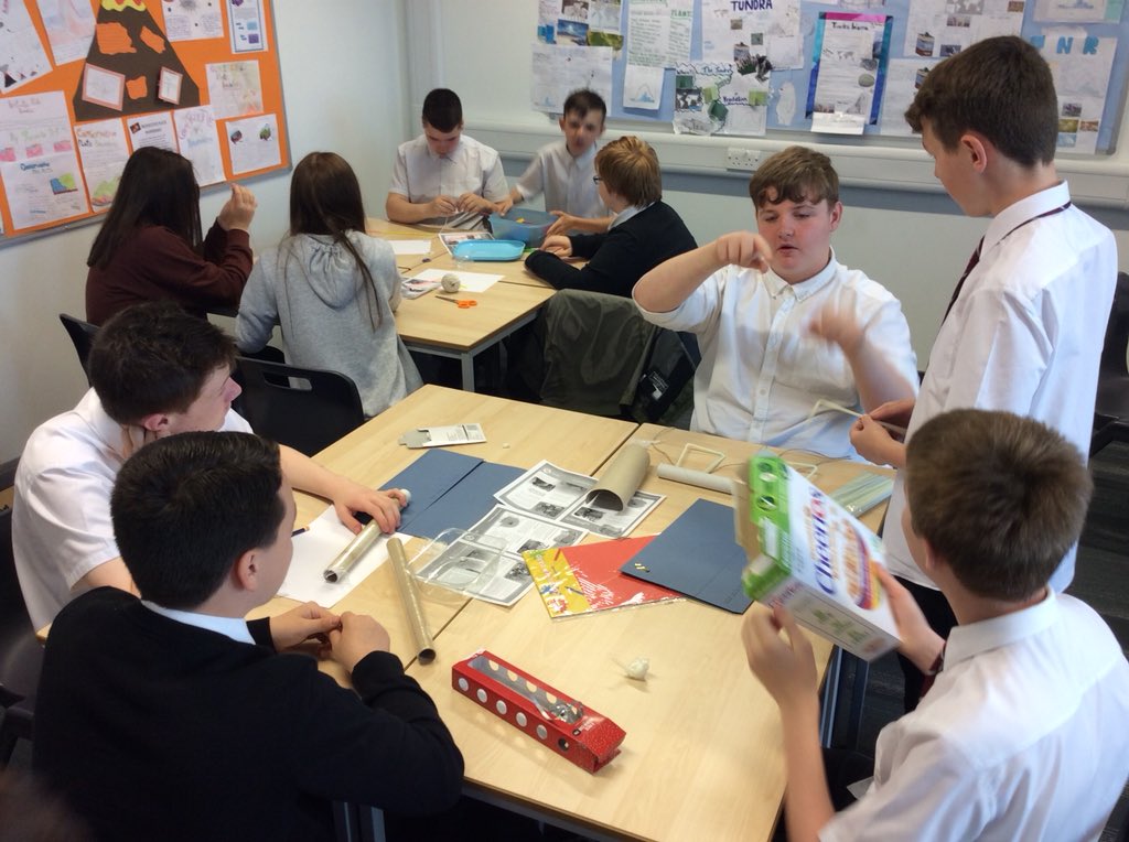 MissBlackGeo's tweet photo. Squashed tomatoes challenge seen some EXCELLENT ideas today! Real life problem solving! #squashedtomatoes #teamwork #FORValues #STEMeducation #challenge https://t.co/QS0HCMoF8r