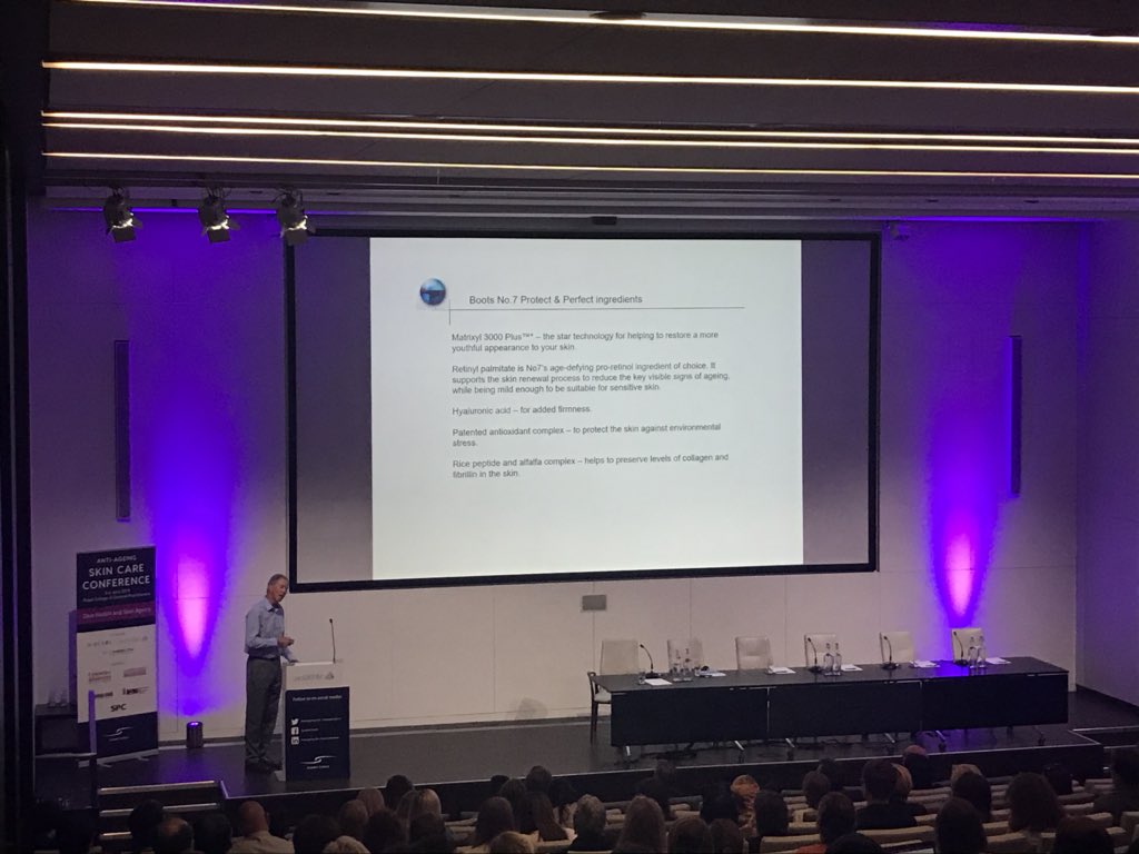 AntiageingConf's tweet photo. Chris Gummer, Cider Solutions is opening Session 4 with an interesting talk on anti-ageing skin care claims #AntiageingConf #R&amp;D https://t.co/oH9BUqTjiA
