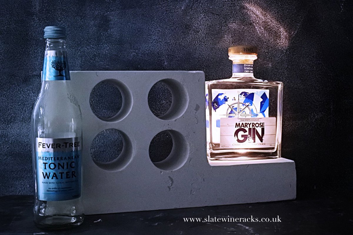 slatewineracks's tweet photo. The @HMSSpirits #maryrosegin #ginrack is all finished. Ledge cut to exact size of unique bottle and drilled to accommodate uplighter and your favourite #tonic #gin #gintonic #ginandtonic #ginlover #ginlife #gingeek #stonemason #southampton #stonegeek https://t.co/lhm6tM107g