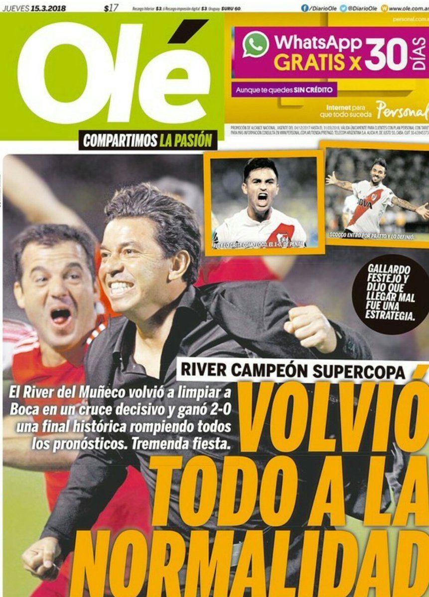 palacios_mauro's tweet photo. Se cumplen 4 años de la presentación de Marcelo Gallardo como DT de #RiverPlate a cuatro años del nacimiento de la peor pesadilla de #Boca https://t.co/LdmzrUN5rT