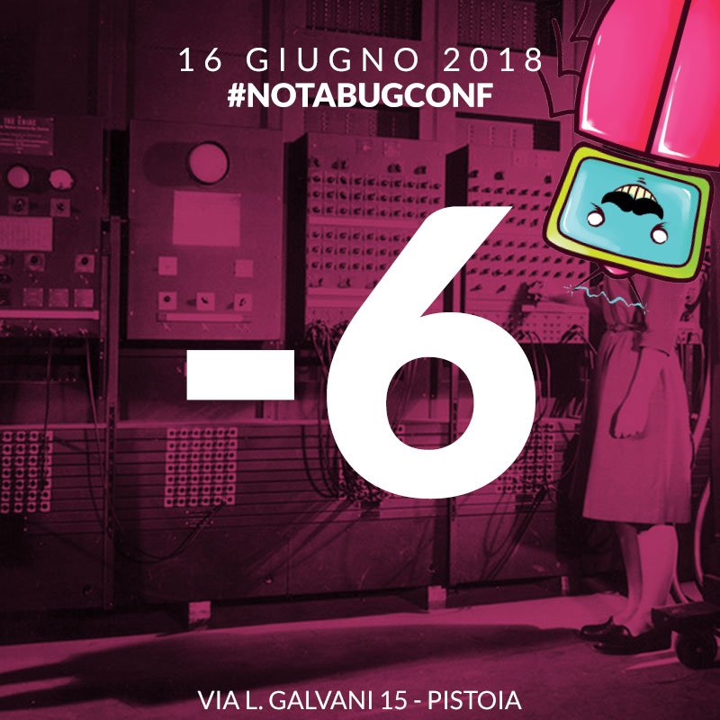 notabugconf's tweet image. La domenica, il sole, il mare.. 
Un'ottima giornata per prendere il biglietto per la #notabugconf !

Hai visto il programma evento ?
notabugconf.it

Ci vediamo il 16 Giugno, e l'aperitivo lo offriamo noi 🍻 🍕

Vi ricordiamo l'hashtag ufficiale
#notabugconf