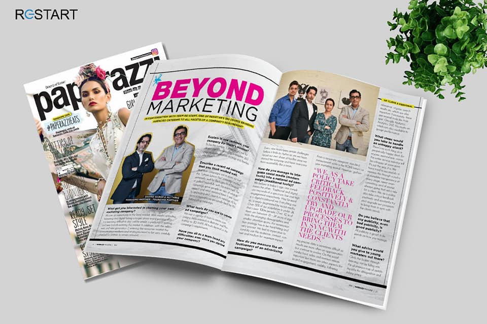 restartbranding's tweet photo. Restart Branding solutions featured in Paperazzi magazine taking the corporate world “beyond marketing”
#MarketingCompany #Paperazzi #Magazine #BeyondMarketing
#RestartBrandingSolutions https://t.co/hVssCKLgis