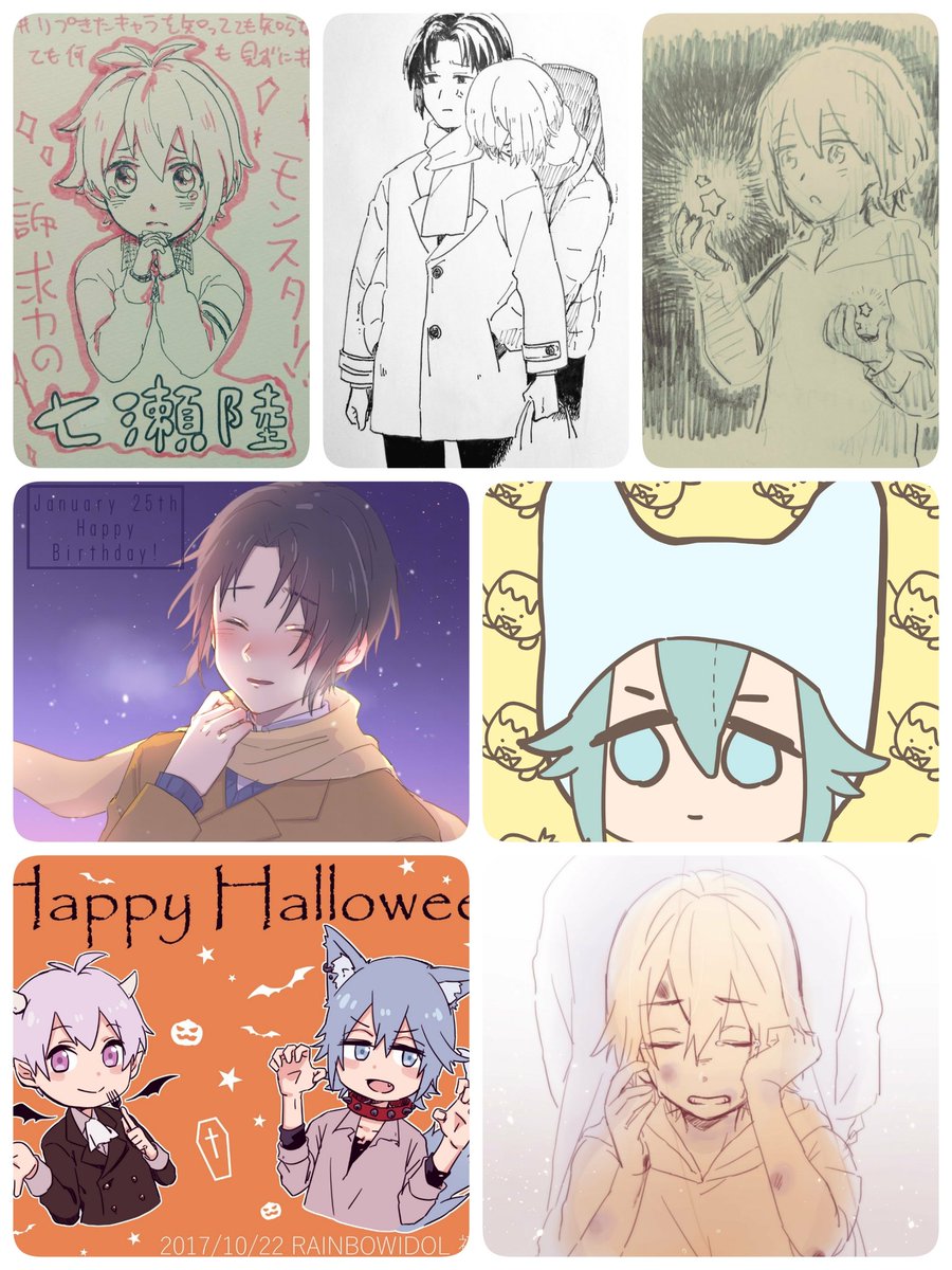 hacya_'s tweet photo. 自己紹介がてらに絵をまとめました
よろしくお願いします😉 https://t.co/byD4yIujH7