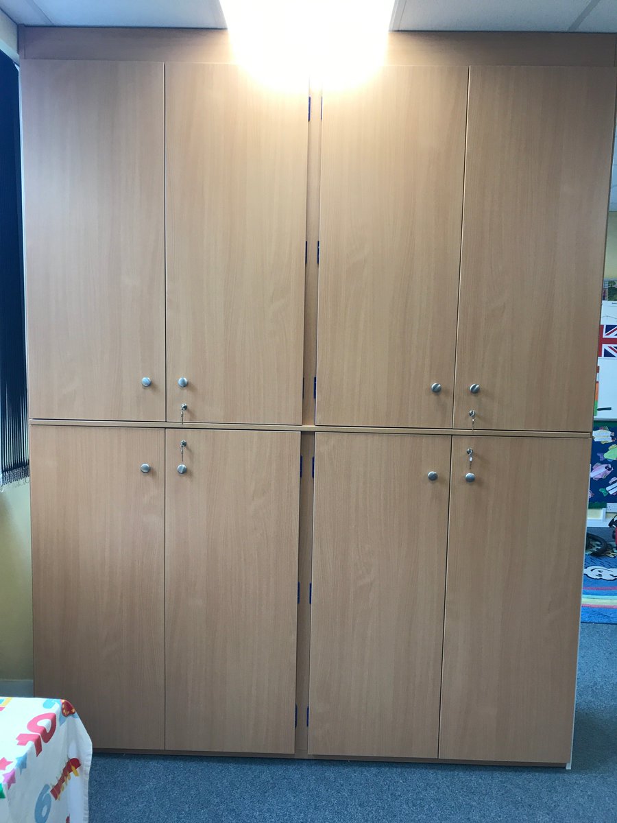 TopClassDesigns's tweet photo. Some tall storage cupboards fitted into @croylandprimary in wellingborough, with a bespoke whiteboard back for the children to draw on.#storage #schools #education #furniture #teachers #bespoke #cupboards https://t.co/o1qc0m56kq