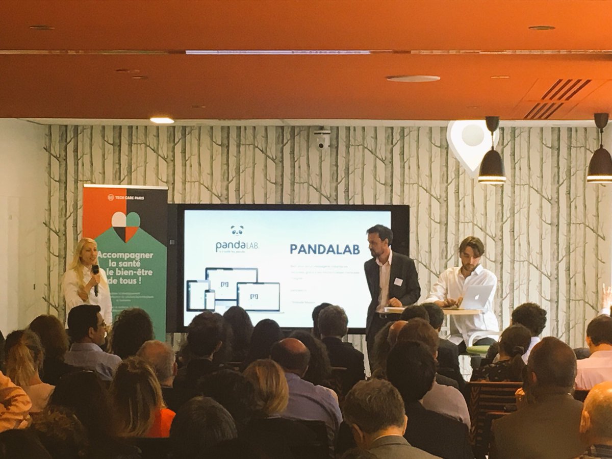SanofiFR's tweet photo. @happineo_psy @NEURADOM #CODOC clôturent cette présentation des 15 nouvelles #startup de @TechCare_Paris 🙌🏻 ! #Welcome #esante #innovation https://t.co/BdZH8lR5ZV