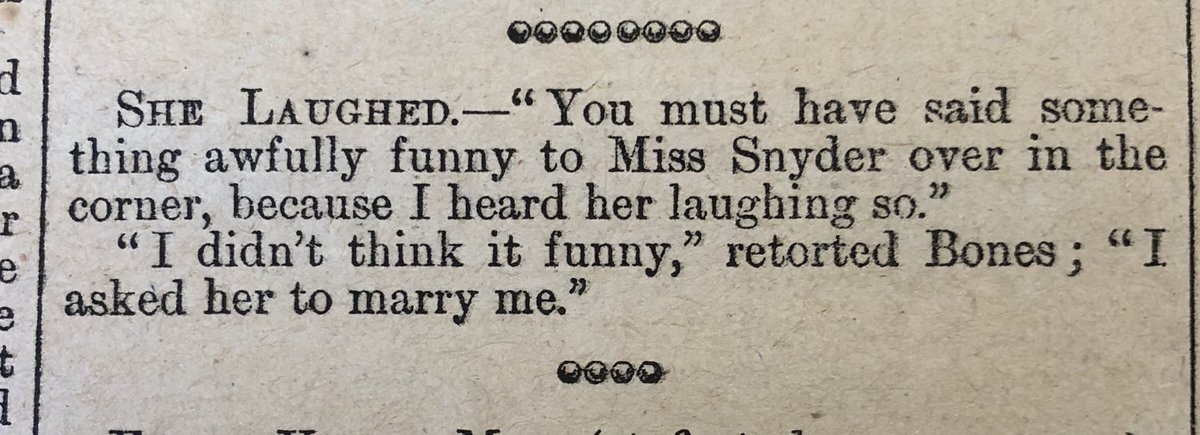Another romantic rejection joke! - Tit-Bits (1901)