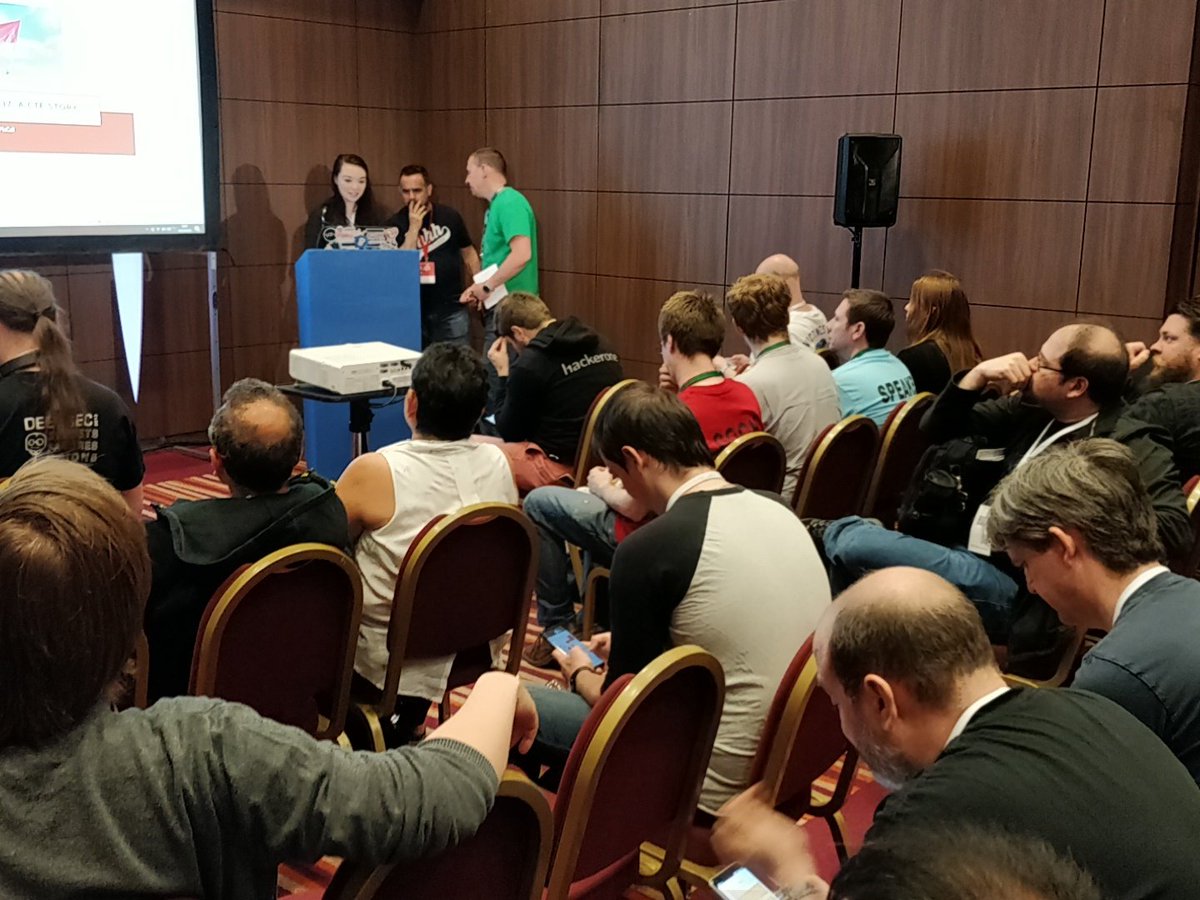 SPCoulson's tweet photo. #ChallengeAssemble

#BSidesLDN2018 
#SupportARookie 

Good luck @spookphia on your talk from all your friends https://t.co/xA5PVT8o88