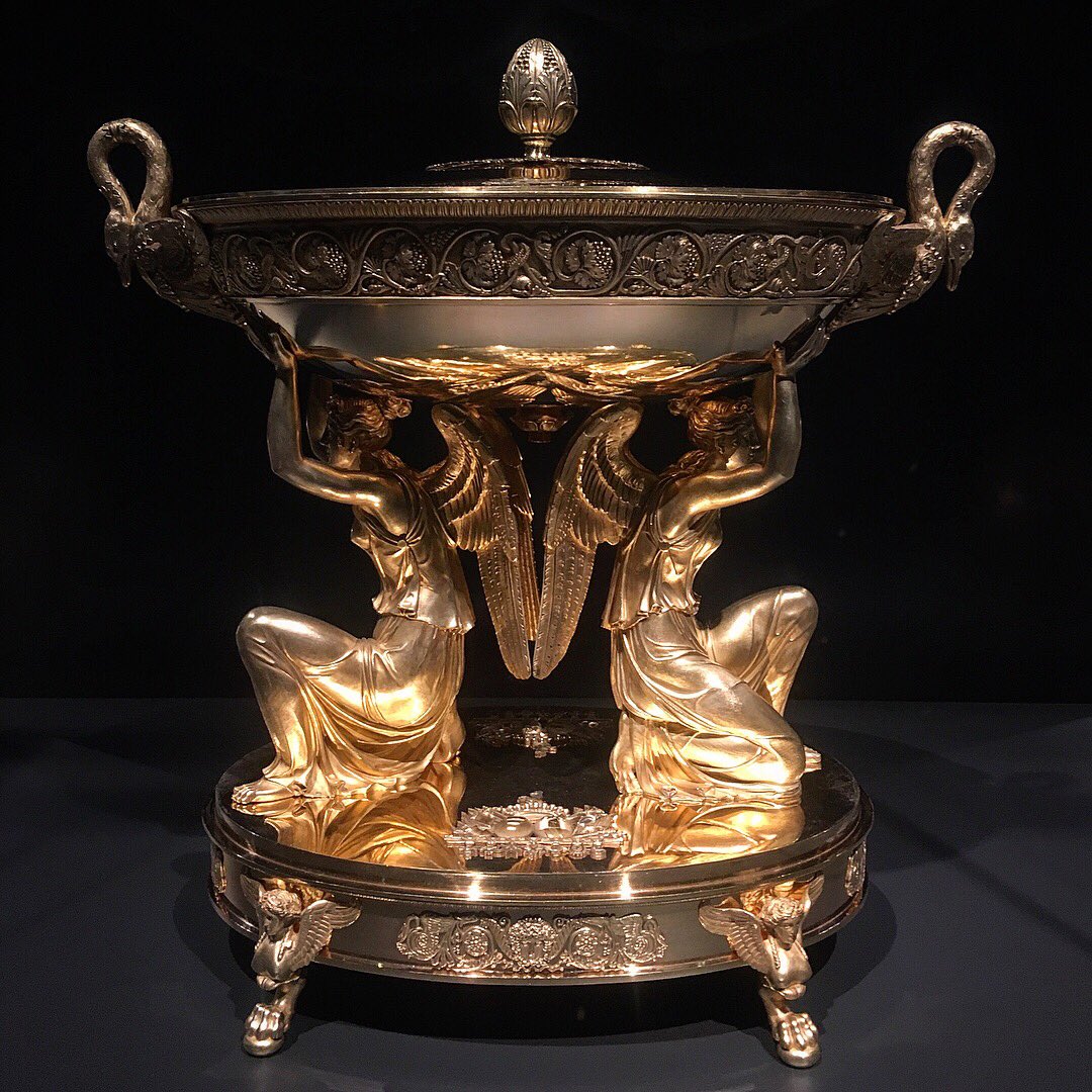 Yesterday at <a href="/rijksmuseum/">Rijksmuseum</a> a tureen which was part of the Branicki service ordered around 1817 by countess Alexandra Branicka at Odiot in Paris. Besides being -obviously- rich she was Potemkin's niece and the mother of Pushkin’s inspiration for Tatyana Larina in Eugene Onegin.