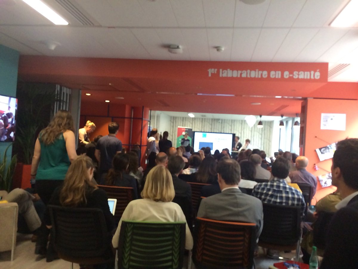 EPierga's tweet photo. @happineo_psy @pandalab_sas @NEURADOM @_CODOC défilent à #Techcare en partenariat avec @SanofiFR #39bis @ARS_IDF #innovation en #sante #startups @VitaliIsabelle https://t.co/7MDnDj5Pgu