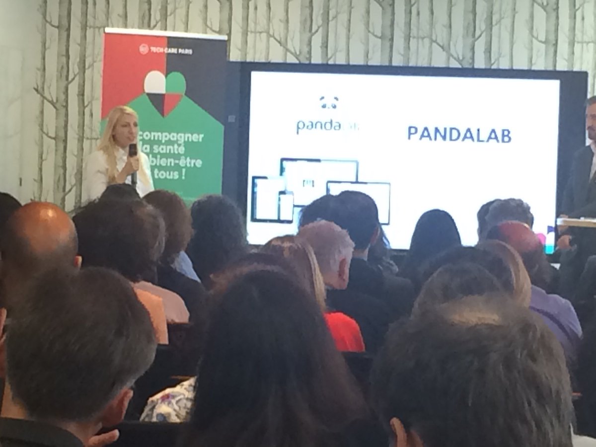 EPierga's tweet photo. @happineo_psy @pandalab_sas @NEURADOM @_CODOC défilent à #Techcare en partenariat avec @SanofiFR #39bis @ARS_IDF #innovation en #sante #startups @VitaliIsabelle https://t.co/7MDnDj5Pgu
