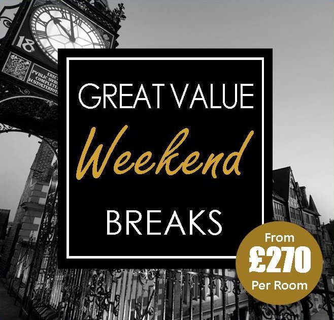 Great value #weekend #breaks in historic #Chester, enjoy a 2 night break  for 2 people in a double room with full English breakfast each morning,  a 3- course dinner &amp; coffee one evening in the canal-side Canaletto  Restaurant.

From £270
millhotel.com/weekend-breaks…