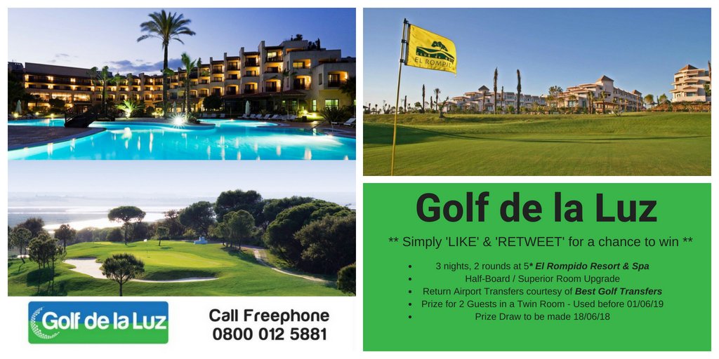 **COMPETITION**: Simply LIKE and RETWEET to win this incredible prize package - FREE OF CHARGE!, courtesy of @golfdelaluz @PreciseRompido & @GolfTransfer #golfdelaluz #golftravel #golfspain #golfinspain #golfholiday #golftrip #golfbreak
