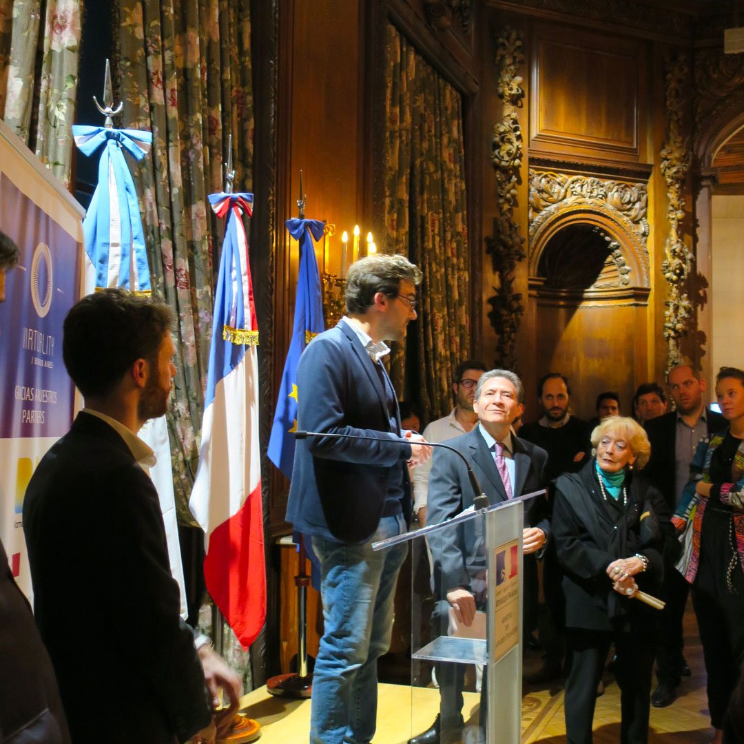Web3Virtuality's tweet photo. Yesterday night at the French embassy in #BuenosAires for the official presentation of #VirtualityBA. Stay connected with @VirtualityBA : the « feria » opens tomorrow ! 3 days dedicated to #VR #AR #MR for #LATAM.

https://t.co/0WLm6K01gD

#interactive #immersive #experiences https://t.co/2wTLhNHhrm