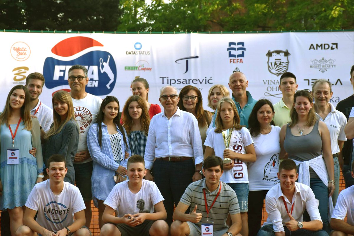 FakultetFEFA's tweet photo. Tri uspešna dana teniskog humanitarnog turnira #FEFAopen su iza nas. Zahvaljujemo svim učesnicima, #FEFAalumni, prijateljima turnira, našim dugogodišnjim saradnicima @unicefsrbija, @TipsarevicJanko  i naravno, #FEFAopen timu 

Do sledeće godine... https://t.co/5CR8qLHyTm