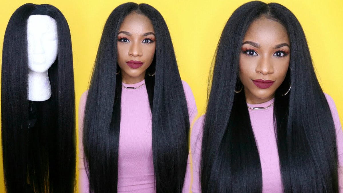 BlackHairInfo's tweet photo. Kinky Straight Hair Under $25 !! How to Make a Wig in 30 Minutes #diywig #weave  https://t.co/jUVdH407Qz https://t.co/bEa3QApLBn