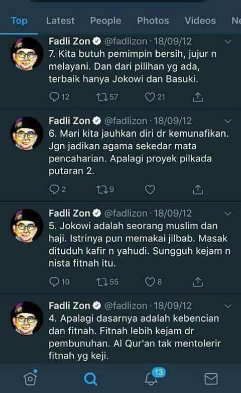 Dulu, saya pernah sependapat dengan <a href="/fadlizon/">FADLI ZON</a>