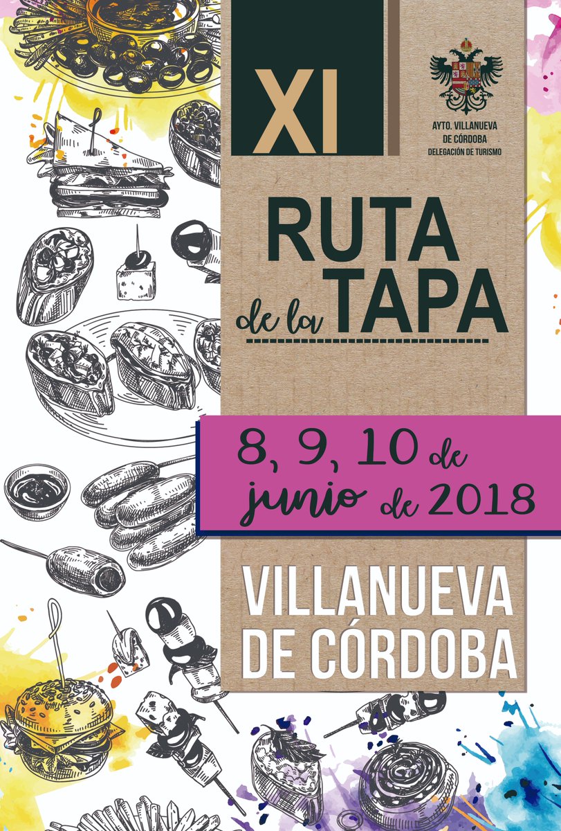 ¿Te apetece tapear este fin de semana por #VillanuevadeCórdoba? Te espera una gastronomía deliciosa en los 29 bares que participan. 
Y si pruebas al menos 10 tapas y sellas el correspondiente folleto puedes llevarte suculentos regalos
#TapeandoporVillanuevadeCórdoba #LosPedroches