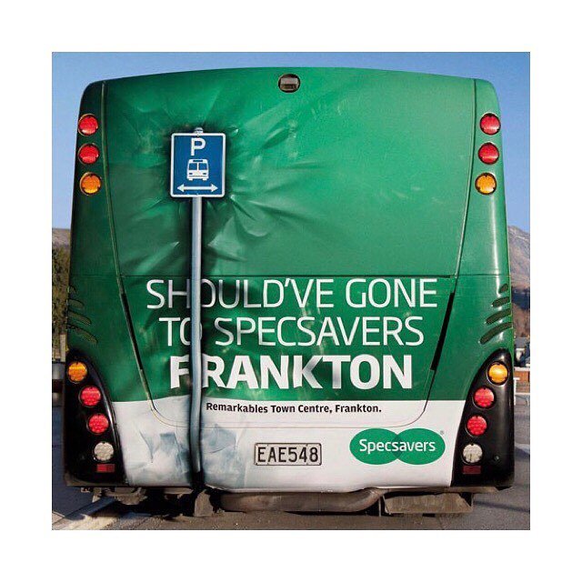 soldwell's tweet photo. Not only is this an awesome optical illusion BUT fantastic advertising! #opticalillusion #bus #amazing #advertising #business #SMBs #SaaS #411info https://t.co/nf6ALaLv9U