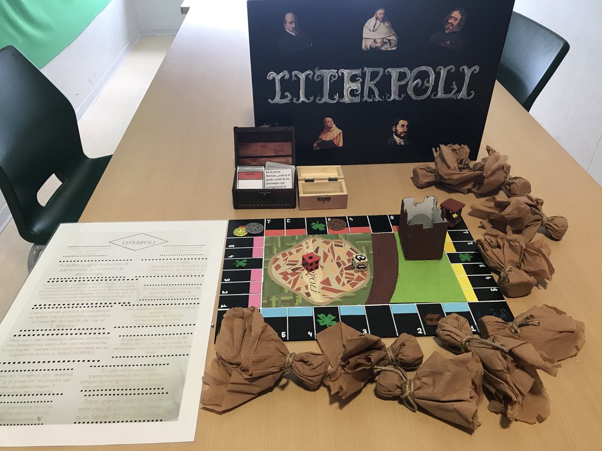 rociolenguahbst's tweet photo. Cuando tus alumnos te superan y te dan mil vueltas con sus juegos de literatura no puedes sentirte más orgullosa! @HBSTORREJON #gamificación #1Bachillerato #Literatura 
Enhorabuena a todos https://t.co/HJbz8xY3dt