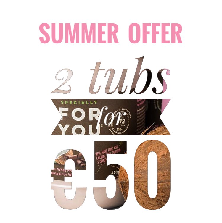 speciallyforu1's tweet photo. Keep fit, healthy and strong with this great Summer Offer on all tubs online 🙌 Promo code: SFYT005 🌞 To shop click -> https://t.co/u1tWn16KeK … 👌🏻
 #summer #beauty #wellbeing #collagen #womens #healthyeating https://t.co/DGhMvKwSBq
