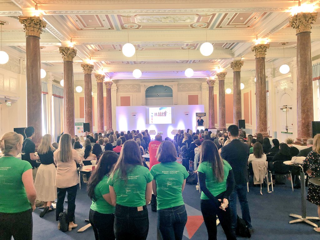 EleanorDallaway's tweet photo. Insanely proud of bringing together this room of talented, inspirational and wonderful women at #Infosec18 for the @InfosecurityMag Women in #Cybersecurity networking event today. You’re all super-heroes - or whatever you want to be! 😍 https://t.co/kHrPhptSqr