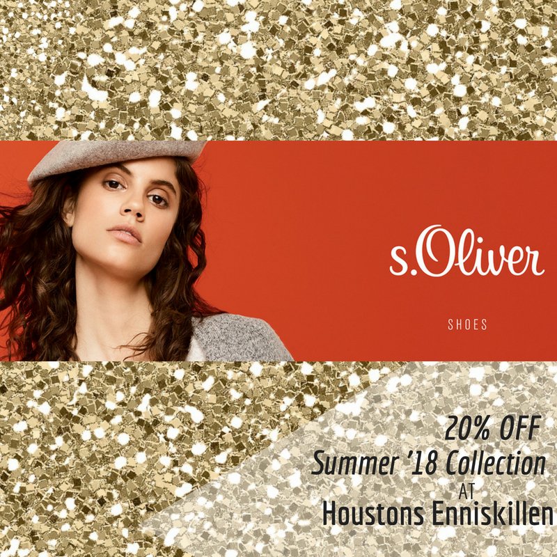 houstonsekn's tweet photo. Make way for Metallics,
Work the Wedge,
Shimmer this Summer! 👡👠✨We'v just launched a MASSIVE 20% OFF all Moda in Pelle and s.Oliver Summer '18 Collections.Starting today in-store at Houstons Enniskillen. TAG a friend! #HoustonsStyle https://t.co/39NhPzRHe9