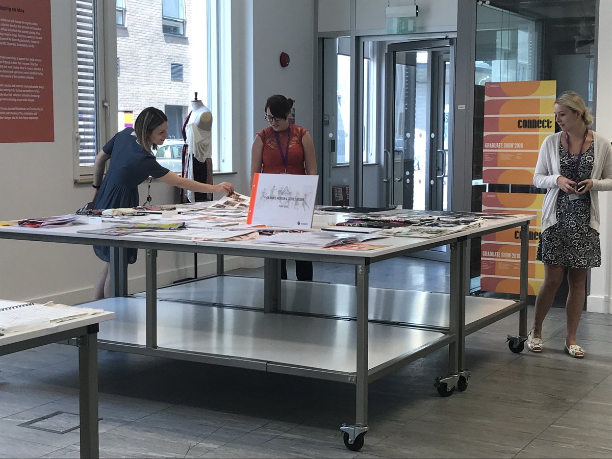 BryonyWhitmarsh's tweet photo. Enjoying showing @portsmouthuni colleagues around the @UniPortCCI #GraduateShow2018 https://t.co/5hdToA2AVM