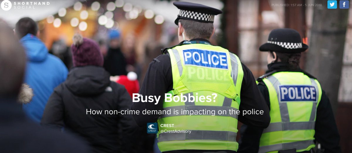 CrestAdvisory's tweet photo. Some #WednesdayWisdom #ICYMI - Crest have been looking at non-crime demand for #UKpolicing We know the police are #BusyBobbies but what issues are they picking up beyond crime? Read here: https://t.co/5qso4p7ePT https://t.co/Q5gVzK1I5M