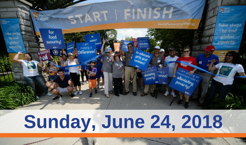 Held annually in 10 cities across the country, the World Partnership Walk is Canada’s largest public movement dedicated to raising funds and awareness to fight global poverty.  Sunday, June 24
Springbank Gardens
Event starts at 11:00am; Walk starts at 1.
See you there!!
