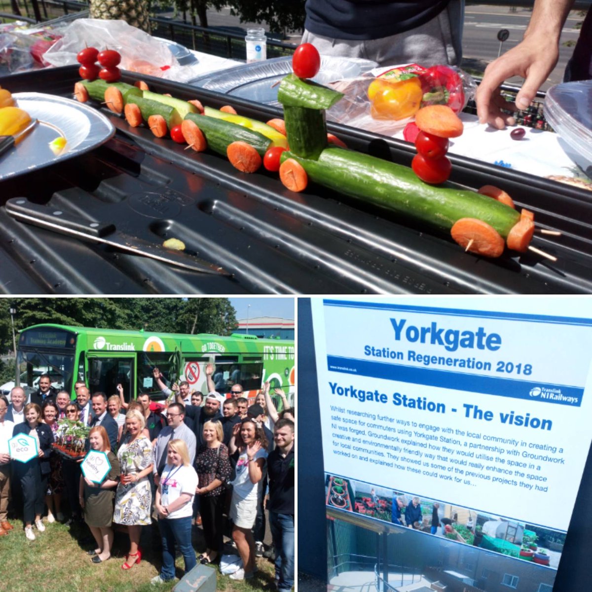 Translink_NI's tweet photo. The #GrowBus fun continues at Yorkgate with @GroundworkNI #WorldEnvironmentDay #GetonBoardNI π https://t.co/GDGy0Ua6H6