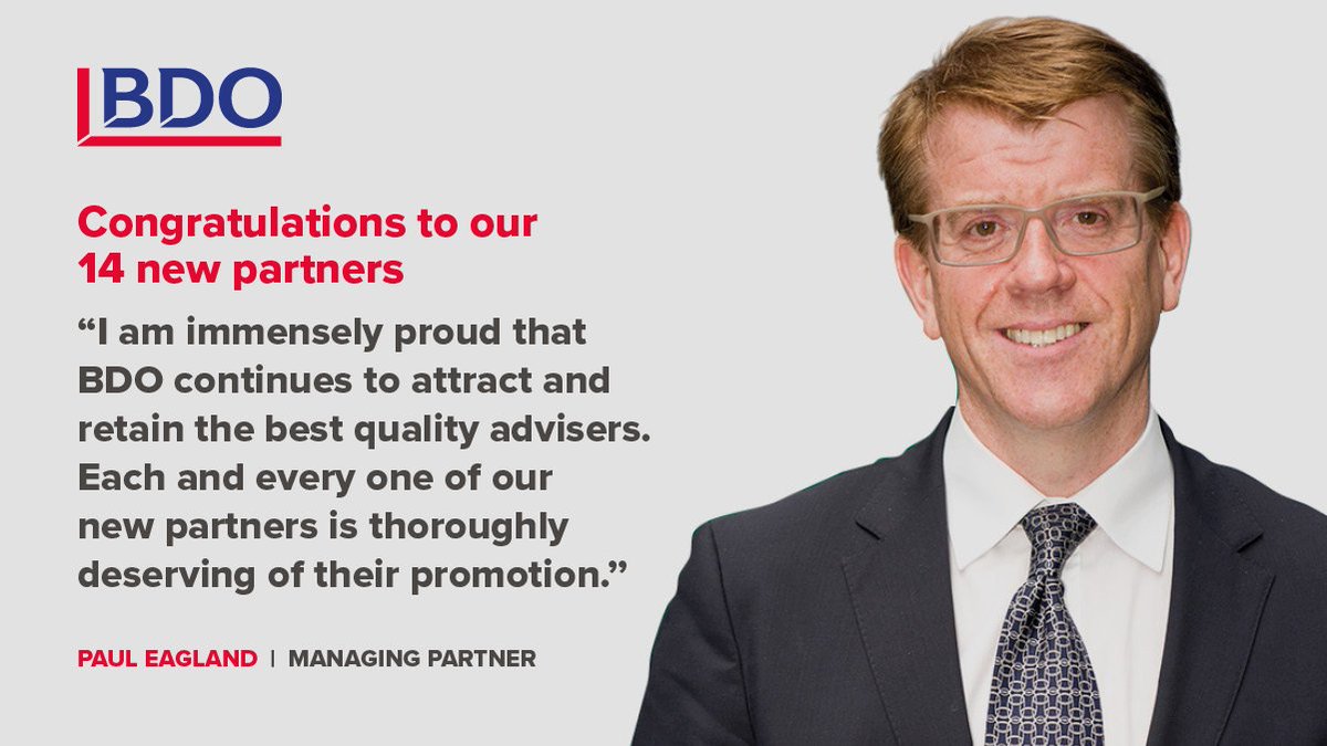 We've attracted and promoted more than 60 new UK partners in the last two years and today we're celebrating the promotion of 14 more 👏🍾 Huge congratulations to each and every one them bdo.co.uk/en-gb/news/201…