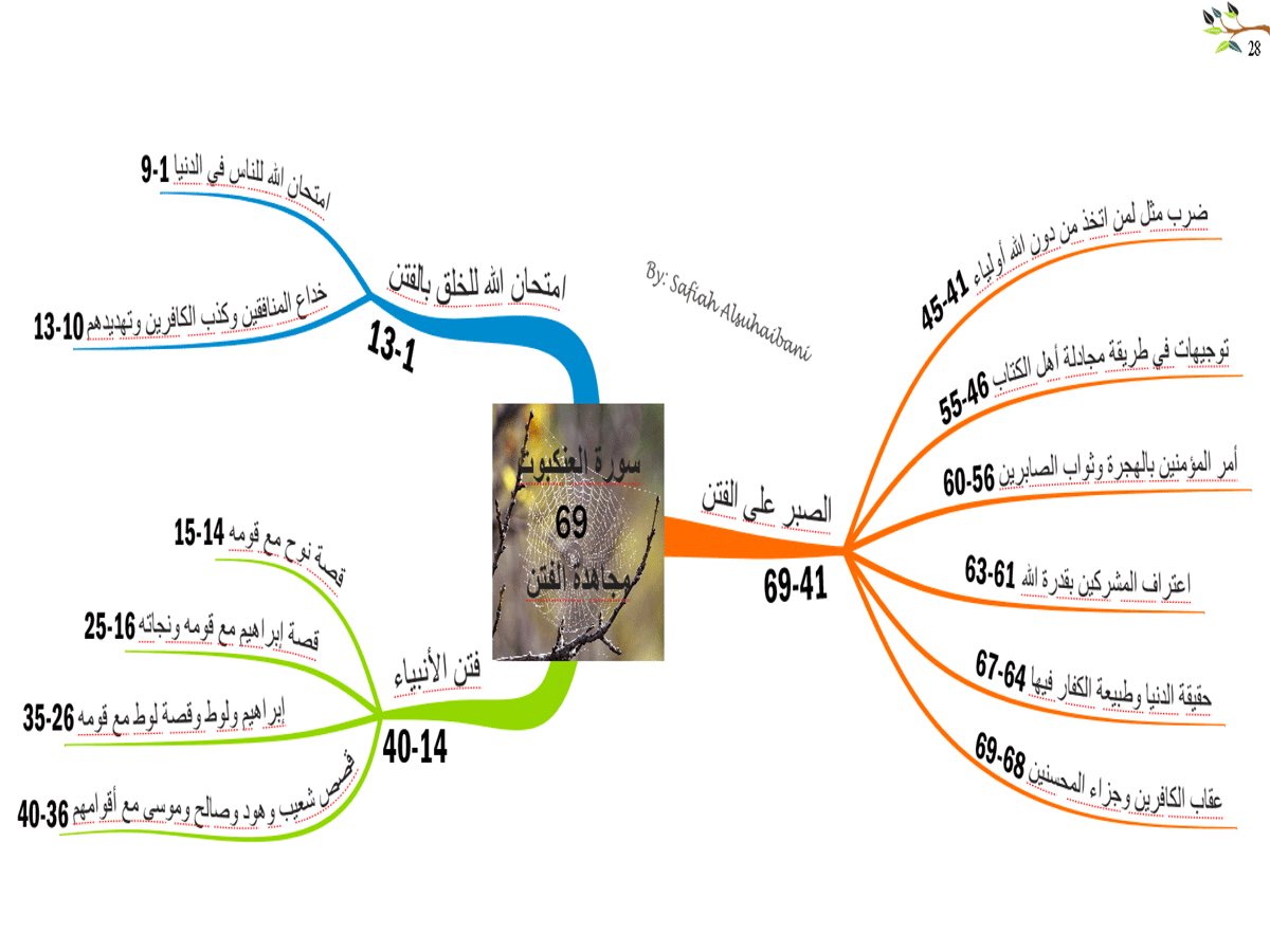 سبب تسمية سورة العنكبوت بهذا الإسم لذكر .