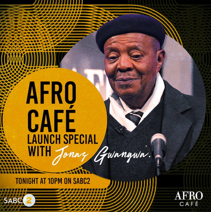 afrocafe_sa's tweet photo. Join us tonight as we launch the season in a jazzy spirit. Tune in as legendary @JonasGwangwa opens the #Season14 with his soothing performance. It's #AfroCafé at 10pm on @SABC_2. 
#LaunchSpecial
#AfroCafé https://t.co/BXu7HPya9A