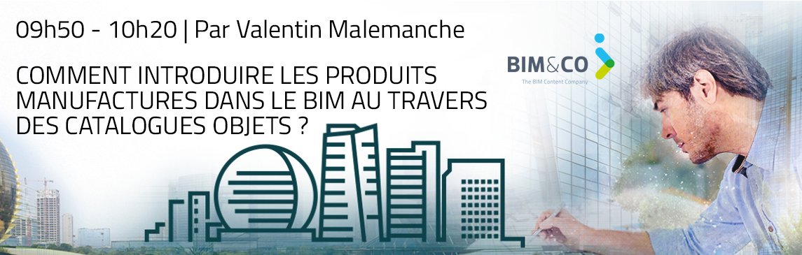bimandco's tweet photo. Conférence #BIMOC : Comment introduire les produits manufacturés dans le #BIM au travers des catalogues objets ? C'est demain avec @vmalemanche, Building Product Specialist de BIM&amp;CO.
⏰ De 09h50 à 10h20 - @Cluster_GA2B
🏢 Zénith de Dijon
👉https://t.co/yRf0dS3xvb👈 https://t.co/89Bx4vkEB8