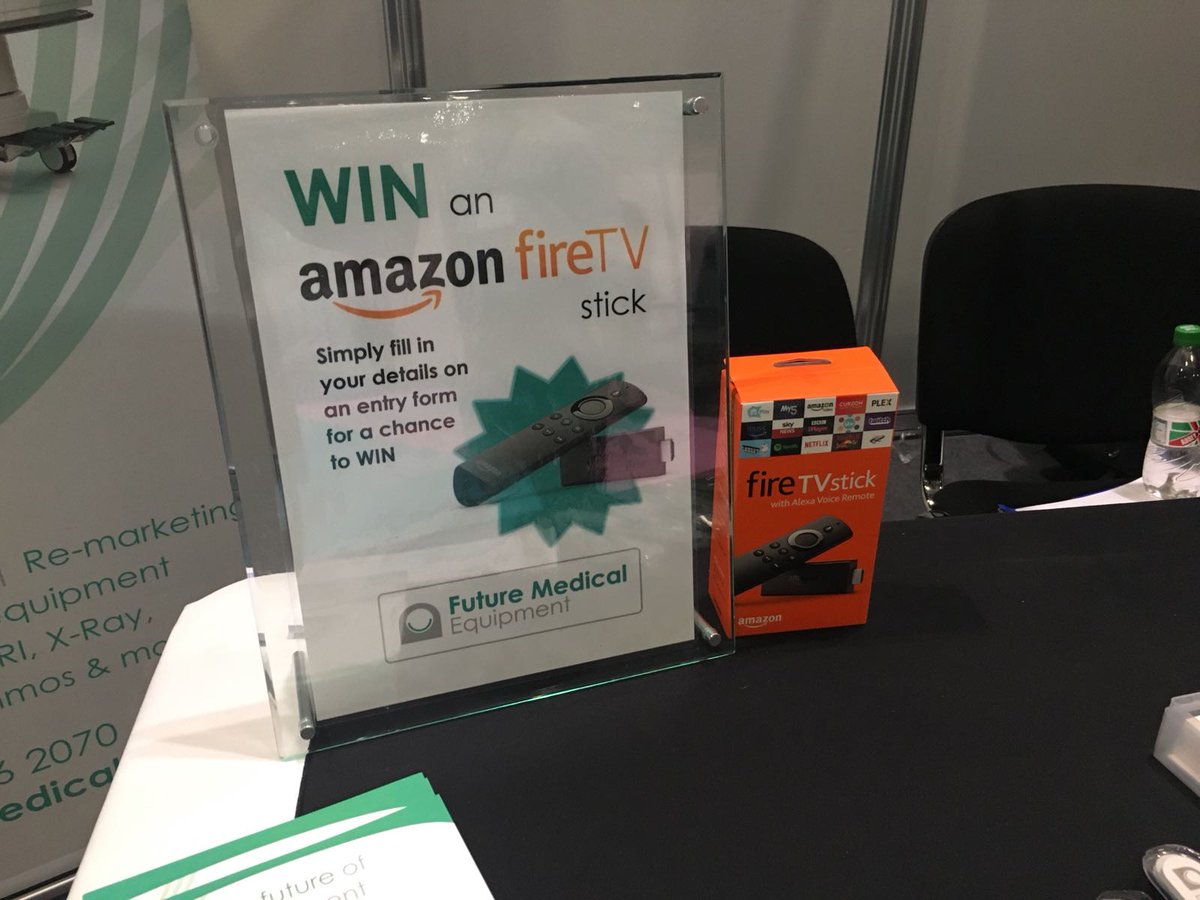 Int_ImagingCon's tweet photo. Over on stand 7000, Future Medical are giving you the chance to win an Amazon Fire Stick! Simply fill in your details on an entry form for the chance to win. 🎁#Medimaging18 https://t.co/M30PpBbcrp