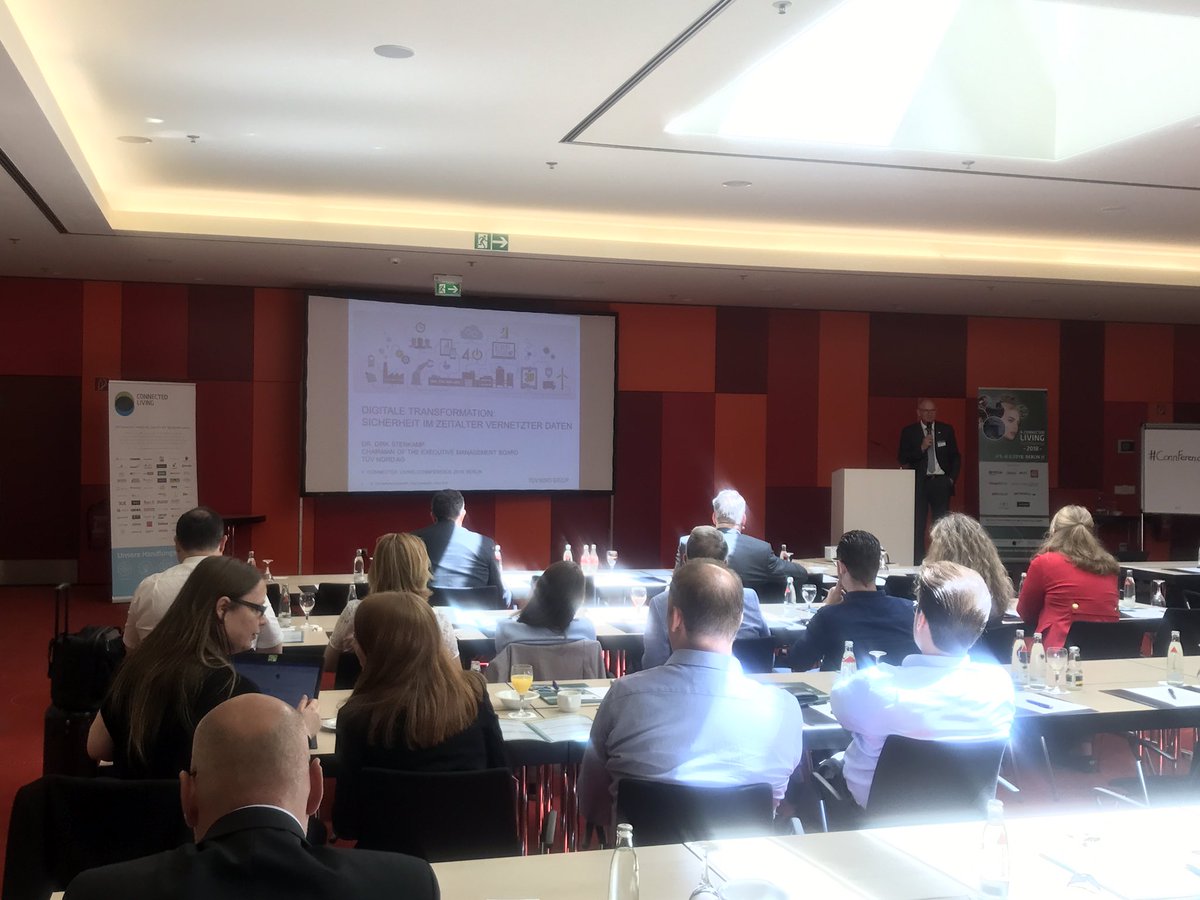 tuevnord's tweet photo. RT @YourHomeKnowsIT: "Dr. Dirk Stenkamp, Vorstandsvorsitzender von @tuevnord, spricht über das wichtige Thema #Sicherheit im Zeitalter vernetzter #Daten #ConnFerence #Datenschutz #Sicherheit #Digitalisierung @StenkampDirk https://t.co/xlF6nGuewZ"