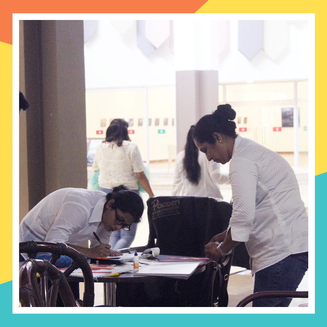 LeMarkOfficial's tweet photo. The students are busy with their last minute preparations before their presentation for the Annual Fashion Show, Marque 2018.
#Melange #Marque2018 #FashionShow https://t.co/z6LswMRllZ