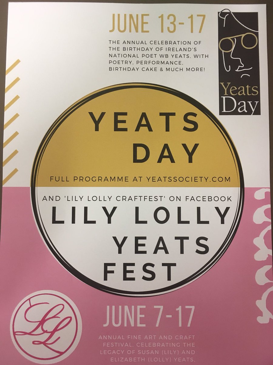 Yeatssocietyirl's tweet photo. Look at us - WB and his sisters! So much to celebrate- the #sligo in all of us. Come &amp; enjoy #yeats #birthday #bloomsday #poetry &amp; @wildatlanticway https://t.co/h7Q8AzLWuL
