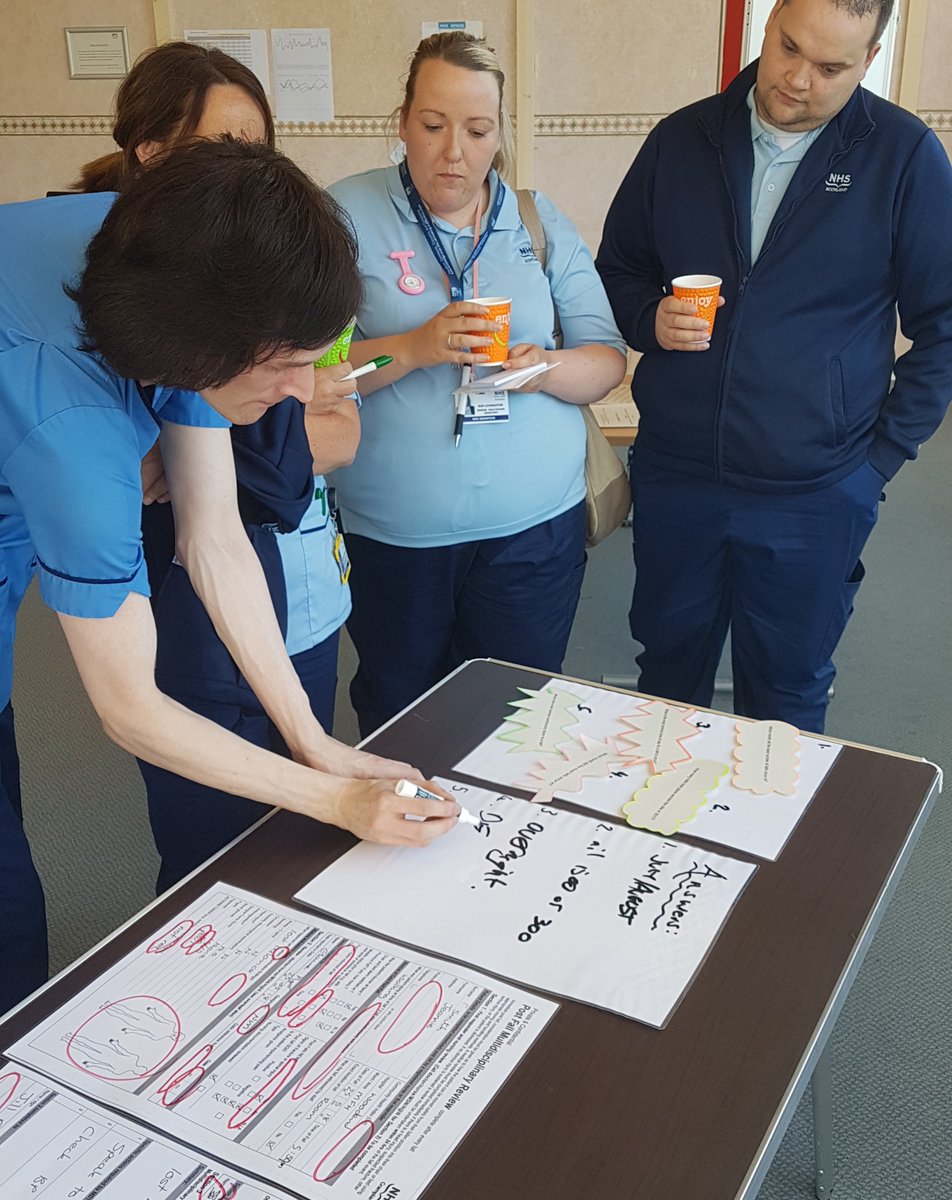 SOARS_WGH's tweet photo. Staff engaging in our #WeQI shared learning event... including lots of competitiveness at our falls quiz and balance challenge #TheSuperSix https://t.co/HWwhtSuGHP