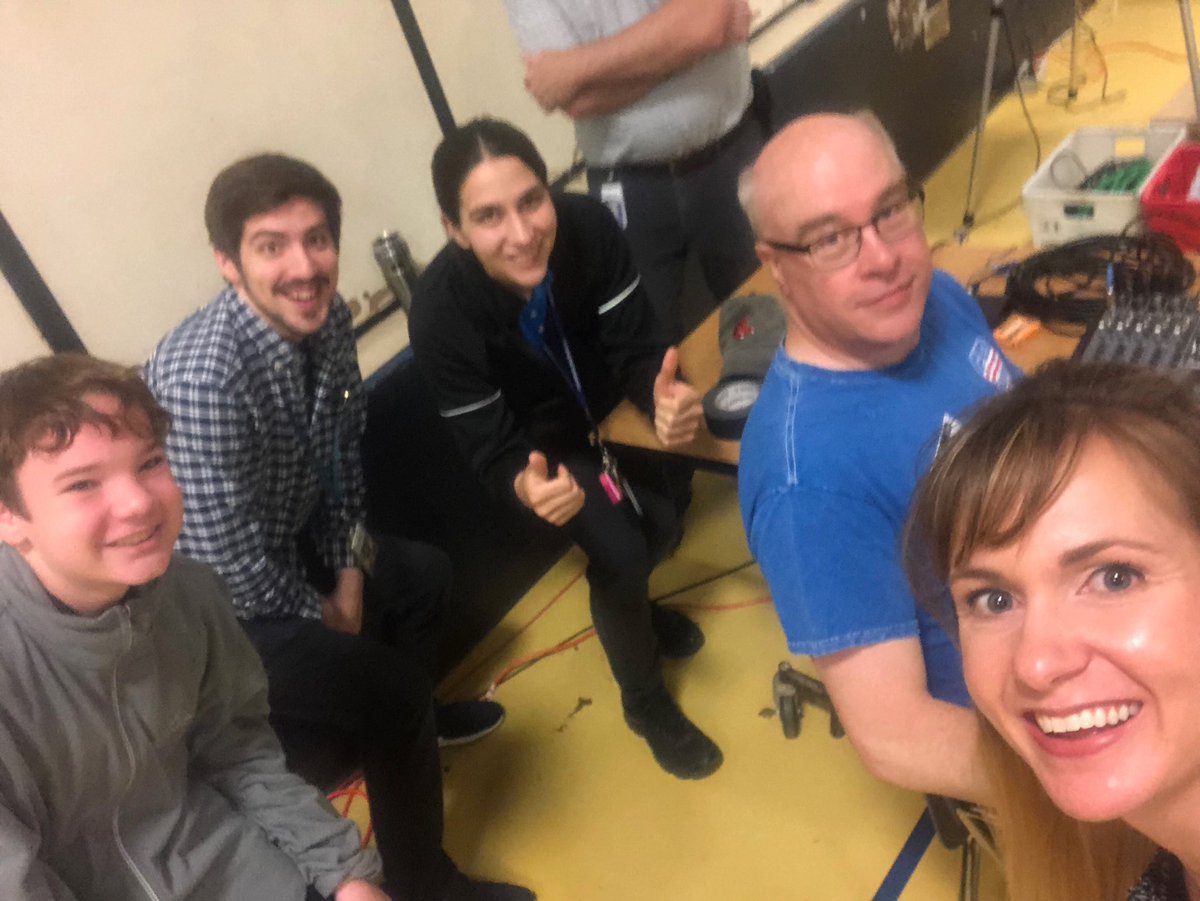plgalietta's tweet photo. Hanging with the AV crew for @RockyRunMS EyeWitness to History Day! #goodthingsrrms #region5proud https://t.co/flXeG2nkOz
