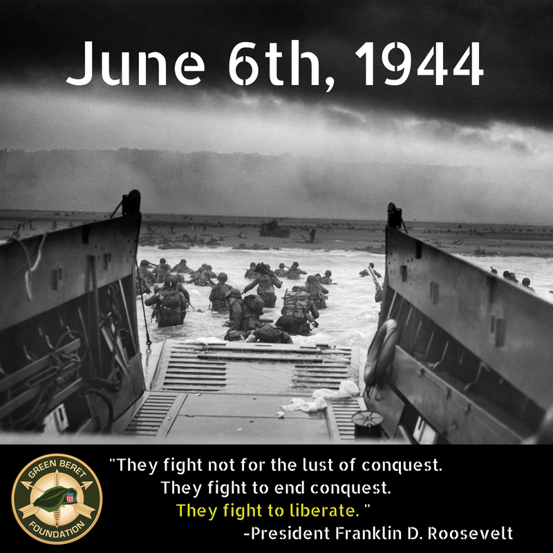 GreenBeretFound's tweet photo. Today is the 74th anniversary of OPERATION OVERLORD, the Allied invasion of Normandy, France. 156,000+ Allied forces landed by sea and by air. Join us in honoring and remembering those who stormed the beaches and assaulted from the sky in the effort to liberate those oppressed. https://t.co/h60362ltrJ