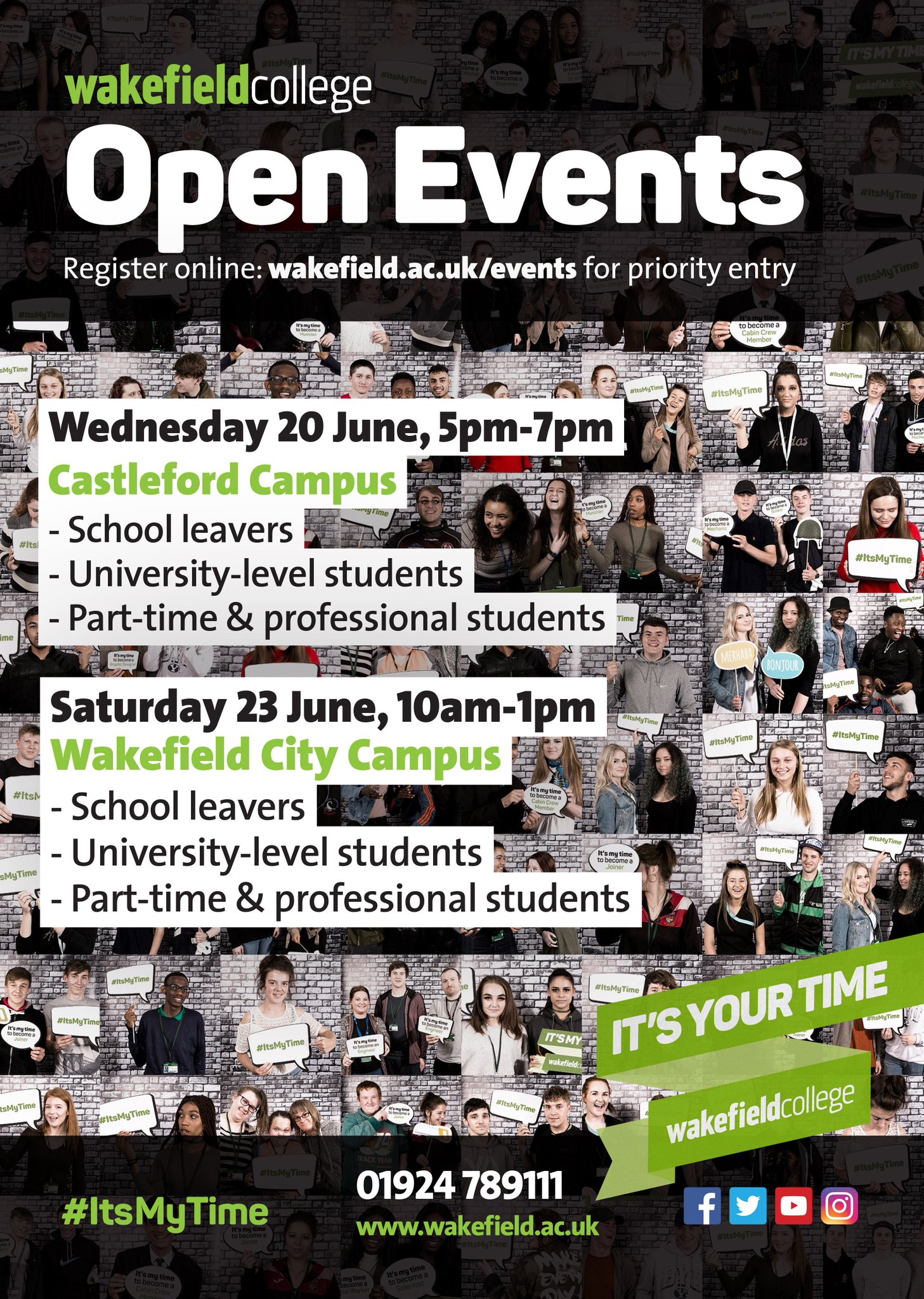 Wakefield College on Twitter "Just two weeks to go till our Open
