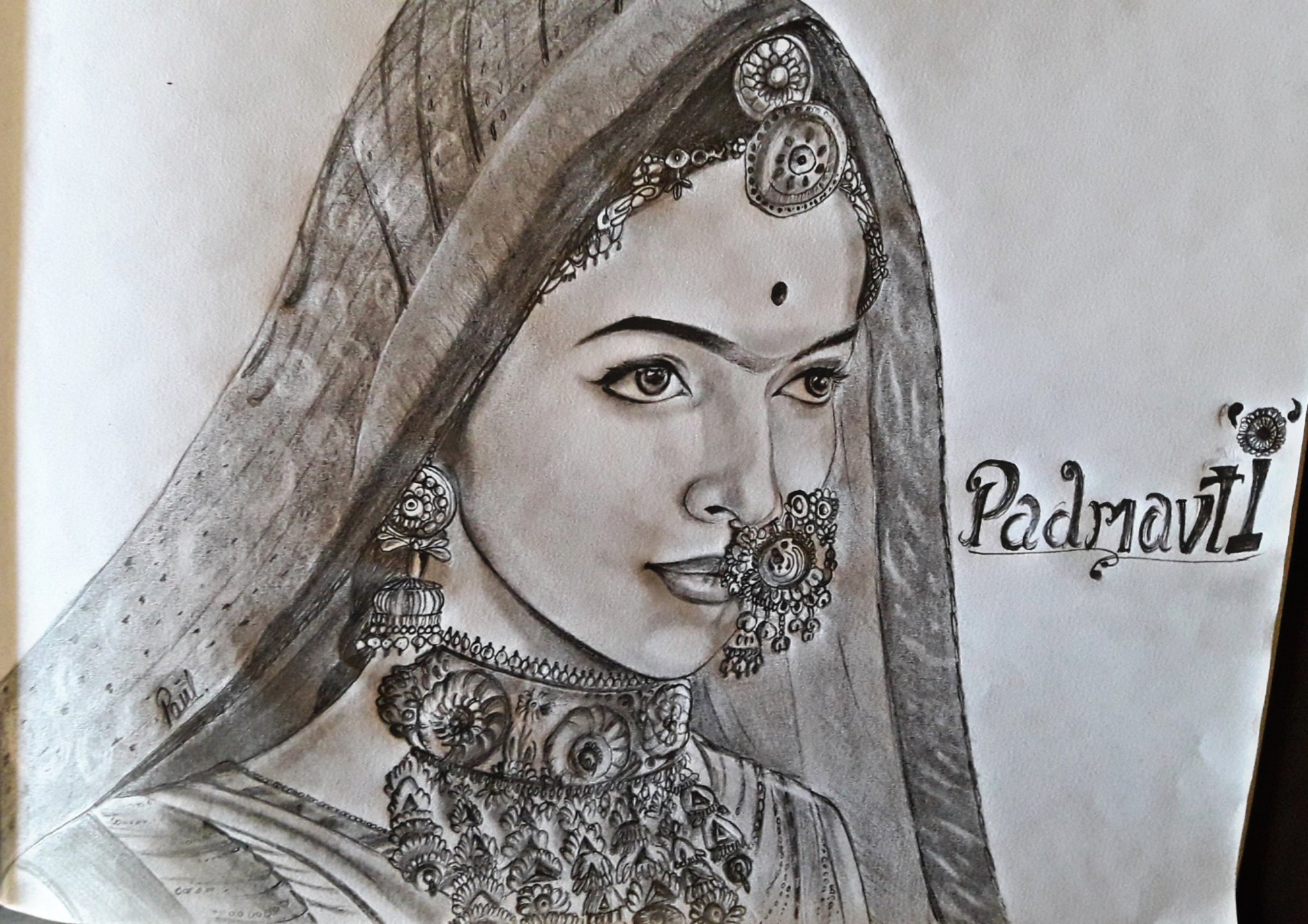 Padmavati sketch by me by SamridhiJain on DeviantArt