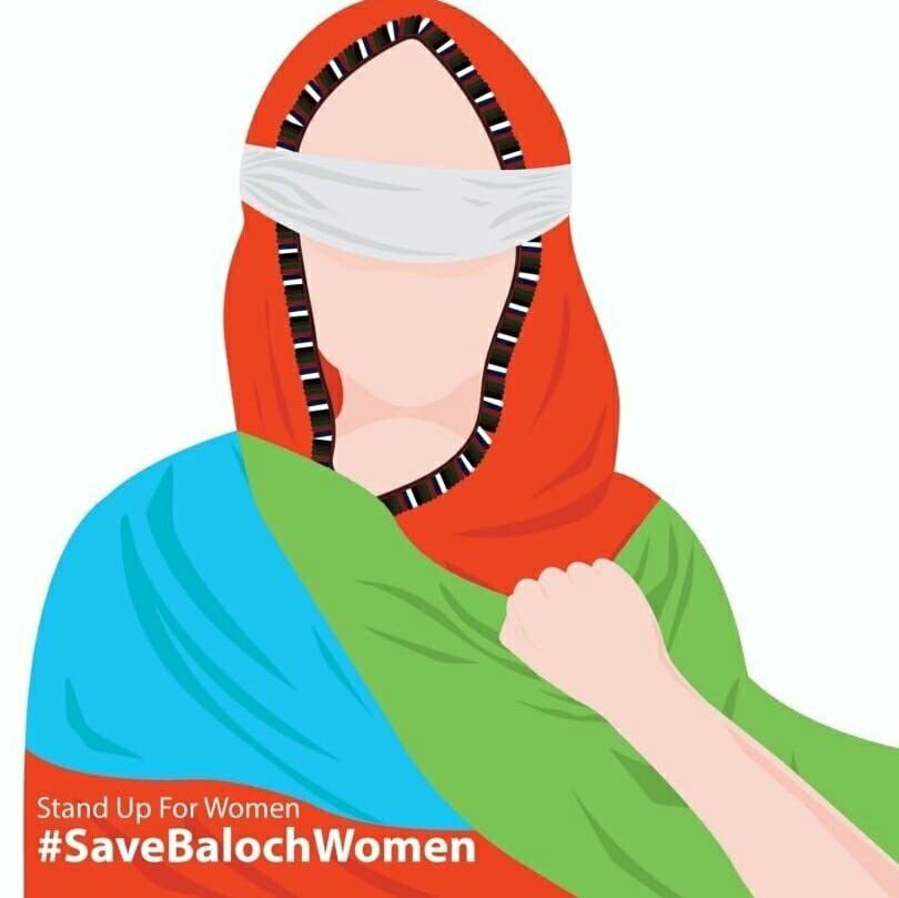 BalochQ1's tweet photo. #SaveBalochWomen from Pakistani state terrorism. Raise UR voice against the abduction of Baloch womens https://t.co/OdxLDv1Rfv