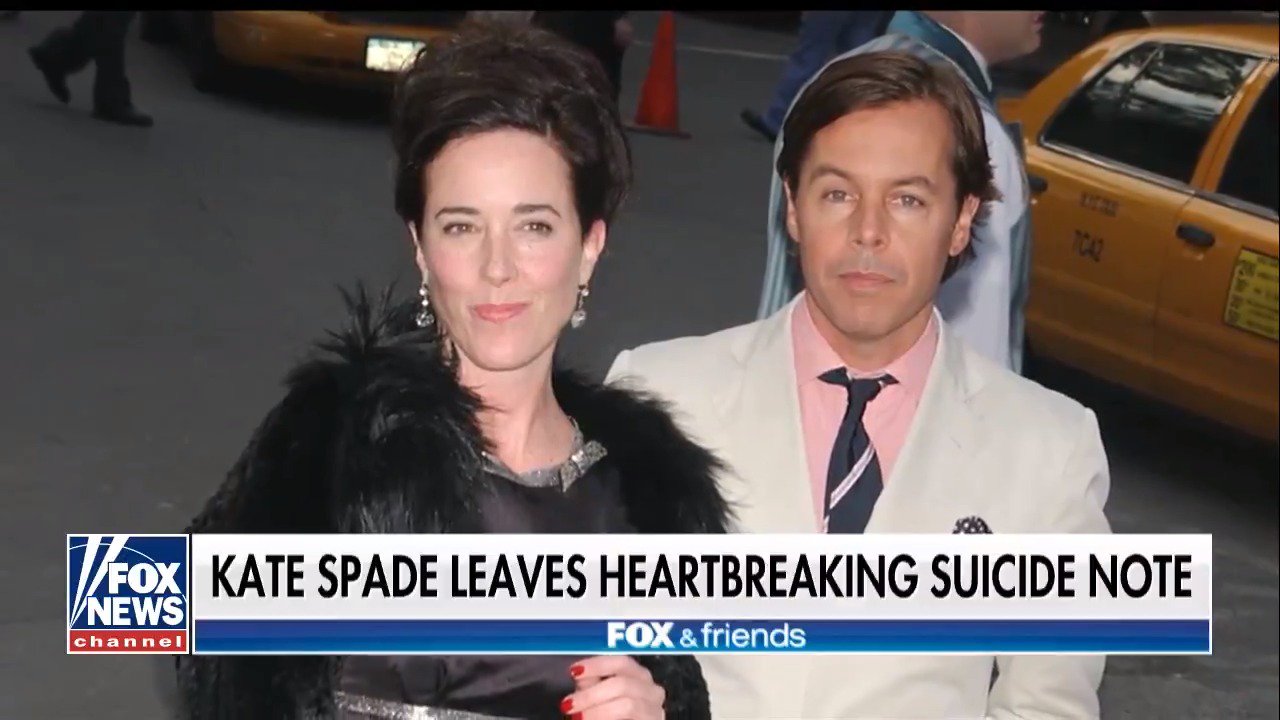 hjælpeløshed Seneste nyt fugtighed FOX & friends Twitterren: "Fashion icon Kate Spade leaves behind  heartbreaking suicide note https://t.co/SnRqz0BtWF" / Twitter