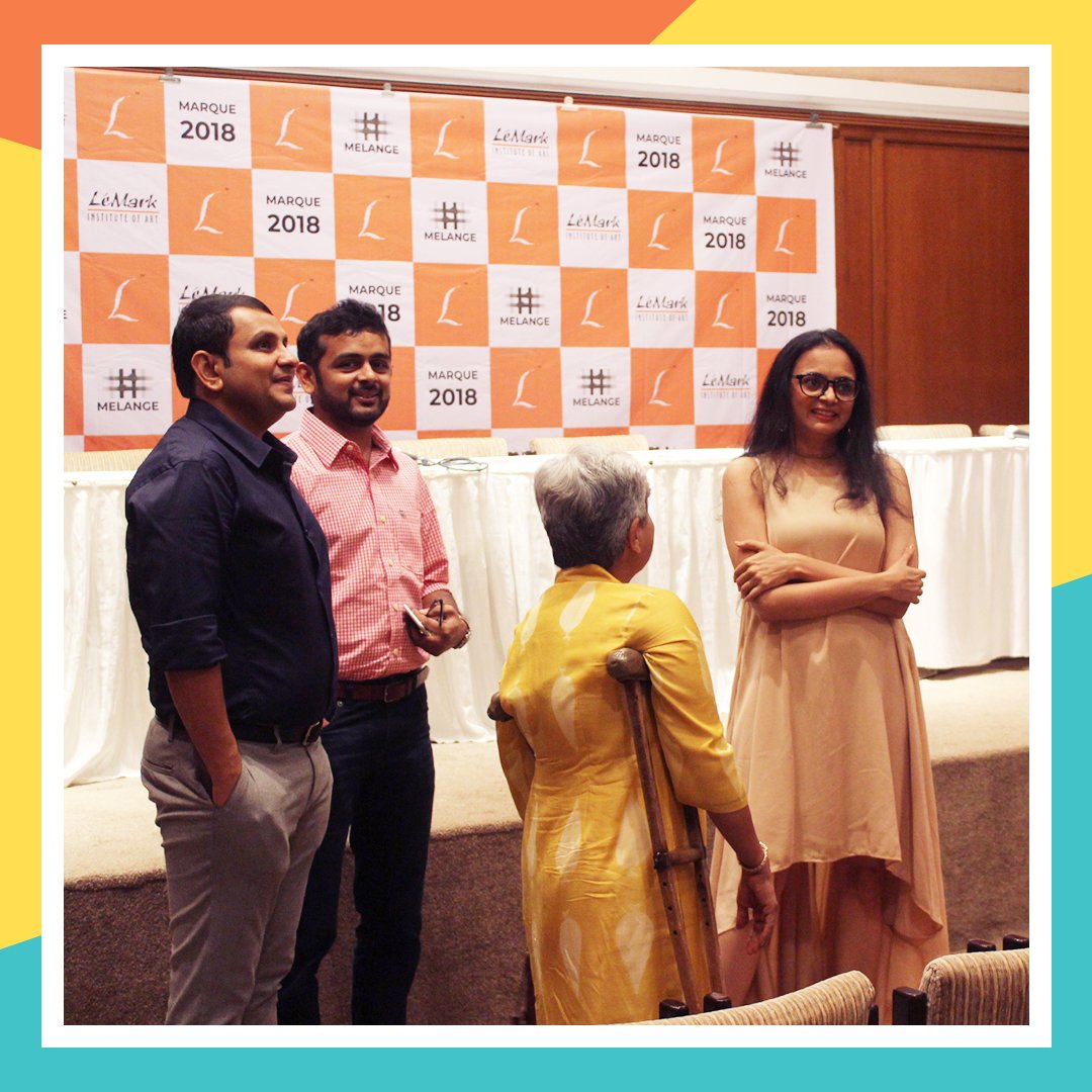 LeMarkOfficial's tweet photo. The event at @LeMarkOfficial was full of zeal. The Jury shared their insights about the fashion industry and it was a great experience for the students.
Here are some candid moments from the event.
Looking forward to the Annual Fashion Show, Marque 2018.
#Melange #Marque2018 https://t.co/DS3RfHXFxG