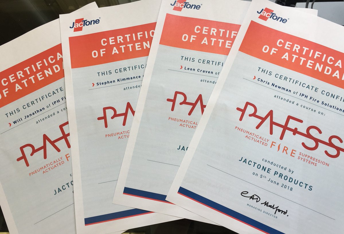 iph_fire_sol's tweet photo. @iph_fire_sol think it is important to invest in our staff so yesterday we sent 4 engineers to a PAFFS training course. Well Done Everyone, and thanks to @jactonepafss for a great training day! https://t.co/wuAaC0nukf