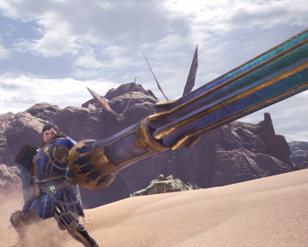 テク 鋼槍狩人 Tsunoz 冥灯はもはやゼノランスと見た目ほとんど変わらないですよね Twitter