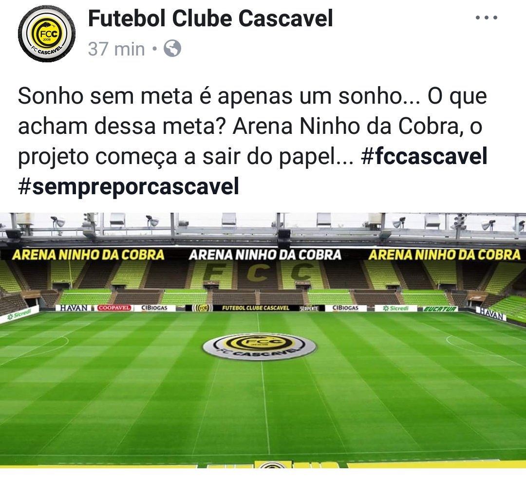 borafcc's tweet photo. "Tudo o que um sonho precisa para ser realizado é alguém que acredite que ele possa ser realizado."
#BoraFCC #FCC https://t.co/IiUaRNRUy0