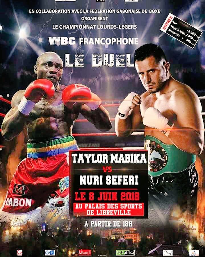 pahedipoula's tweet photo. "Je vais faire vomir #Mabika ses tripes, et les manger à l'Odika"!
@ #NuriSeferi à son arrivée au #Gabon. Ça commence bien.
#boxe
@WBCBoxing https://t.co/PDpBZgJlHx